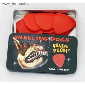 Медиаторы Snarling Dogs TNSDB351-73 Brain Picks 12шт, 0.73