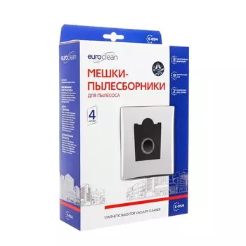Мешок-пылесборник e-05/4 eurocle синтетический, многослойный, 4 шт ( Bosch/Siemens E,D,F,G)
