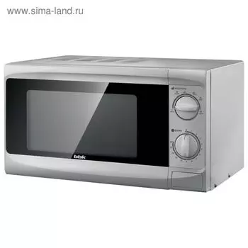 Микроволновая печь BBK 20MWS-707M/S, 700 Вт, 20 л, серебристая