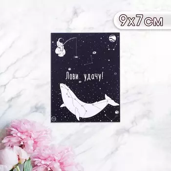 Мини-открытка «Лови удачу!», 97 см