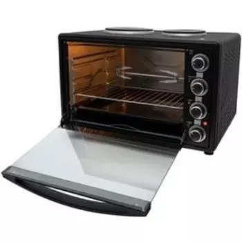 Мини-печь AVEX TR 600 BCDL, 2200 Вт, 60 л, 100-250°С, гриль, чёрная