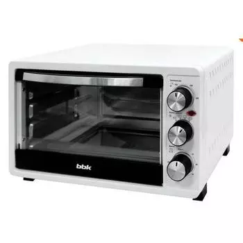 Мини-печь BBK OE 2344 M, 1500 Вт, 23 л, гриль, таймер, белая