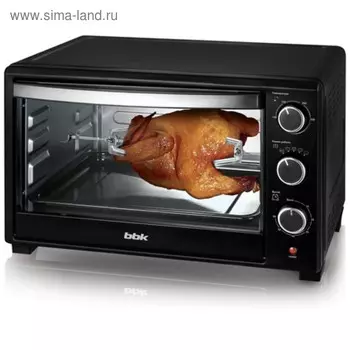 Мини-печь BBK OE 3070 M, 1500 Вт, 30 л, гриль, черная