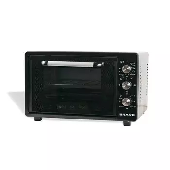 Мини-печь Bravo FO-36BL, 1300 Вт, 36 л, противень 34х30см, чёрная