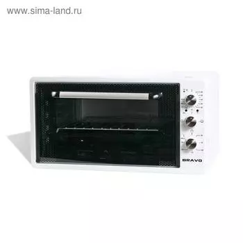 Мини-печь Bravo FO-45W, 1300 Вт, 45 л, противень 40х30см, белая