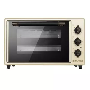 Мини-печь MAUNFELD MMO-373MBG02, 1400 Вт, 37 л, 50-280°С, таймер, бежевая