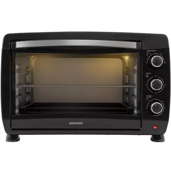 Мини-печь NORDFROST R 480 B, 2000 Вт, 48 л, 100-250°С, гриль, чёрная