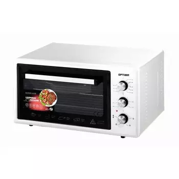 Мини-печь OPTIMA OF-48W, 1600 Вт, 48 л, 50-300°С, таймер, белая