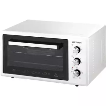 Мини-печь OPTIMA OFC-48W, 1600 Вт, 48 л, 50-300°С, таймер, белая