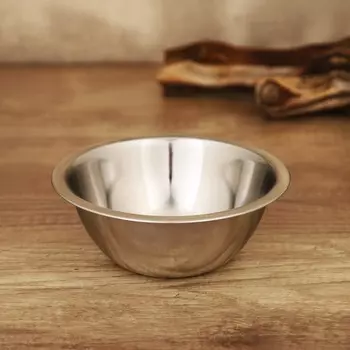 Миска из нержавеющей стали, 800 мл, d=16 см