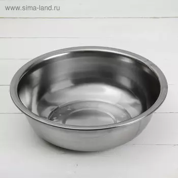 Миска «Мэйли», 3 л, 299 см, нержавеющая сталь, серебристая