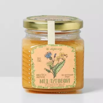 Мёд луговой (разнотравье, цветочный), 300 г
