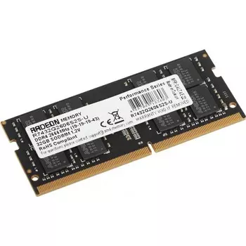 Модуль памяти DDR4 32Gb 2666MHz R7432G2606S2S-U Radeon R7 RTL PC4-21300 CL19 SO-DIMM 260-pin 1.2В