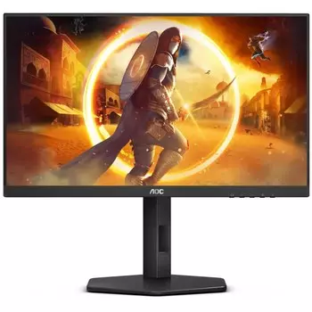 Монитор AOC Gaming 24G4X, 23.8", IPS, 19201080, 180Гц, 1 мс, DP, HDMI, чёрный