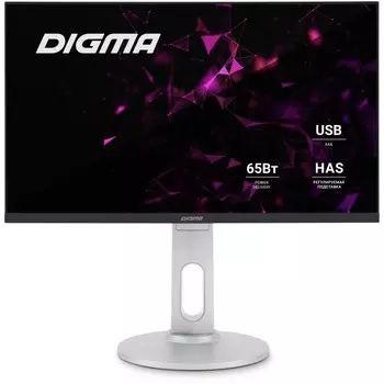 Монитор Digma 23.8" DM-MONB2407 черный IPS LED 7ms 16:9 HDMI M/M матовая HAS Piv 250cd 178гр 10046