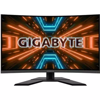 Монитор Gigabyte 31.5" G32QC A черный VA LED 1ms 16:9 HDMI HAS 350cd 178гр/178гр 2560x1440 1029463