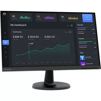 Монитор Lenovo 23.8" ThinkVision C24-40 черный VA 4ms 16:9 HDMI матовая Piv 250cd 178гр/178г 10046