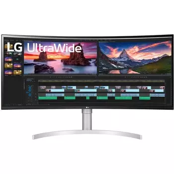 Монитор LG 38" UltraWide 38WN95C-W белый IPS LED 1ms 21:9 HDMI M/M матовая HAS Piv 450cd 17 102946