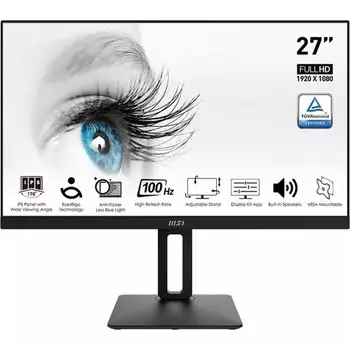 Монитор MSI 27" Pro MP271AP черный IPS LED 1ms 16:9 HDMI M/M матовая HAS Piv 300cd 178гр/17 103390