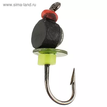 Мормышка таблетка 2,5 с коронкой