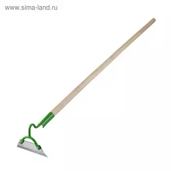 Мотыга, лезвие 15 см, нержавеющая сталь, деревянный черенок