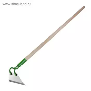 Мотыга, лезвие 9 см, нержавеющая сталь, деревянный черенок