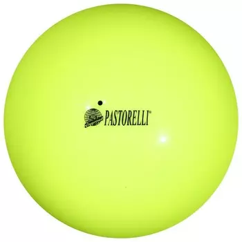 Мяч для художественной гимнастики Pastorelli New Generation FIG, d=18 см, цвет жёлтый