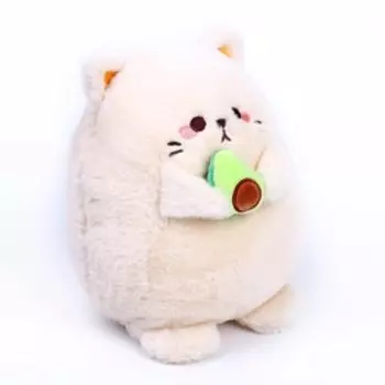 Мягкая игрушка «Котик с авокадо»