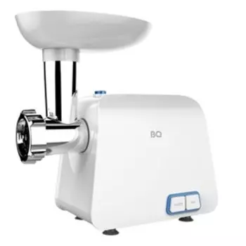 Мясорубка BQ MG1003, 2100 Вт, 2.4 кг/мин, реверс, белая
