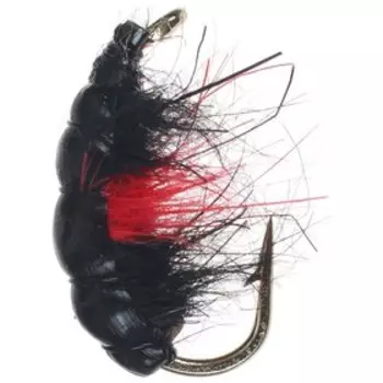 Мушка Gammarus Amphipod, Black Red 3.0025-12