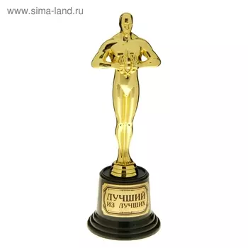 Мужская фигура «Лучший из лучших», оскар, 20 х 7,1 х 7,1 см
