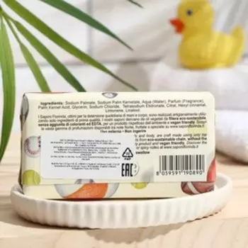 Мыло "FLORINDA", "Muschio Bianco", "Ароматы Детства", 100 г