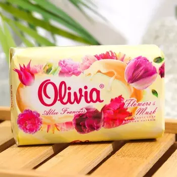 Мыло твердое ALVIERO "Мальва", 90 г