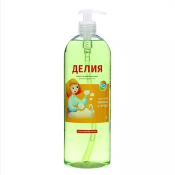 Мыло жидкое Делия, 1 л с помпой