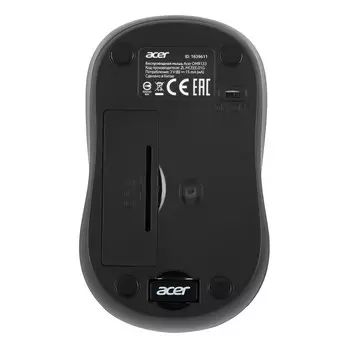 Мышь Acer OMR133 черный оптическая (1000dpi) беспроводная USB для ноутбука (2but)