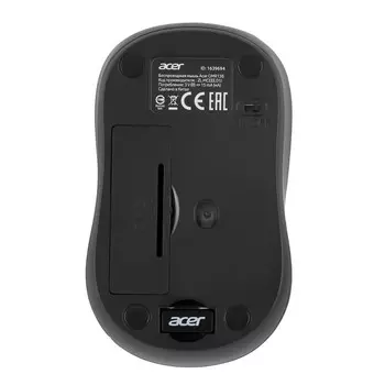 Мышь Acer OMR136 красный оптическая (1000dpi) беспроводная USB для ноутбука (2but)