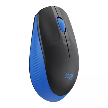 Мышь Logitech M191 черный/синий оптическая (1000dpi) беспроводная USB (2but)