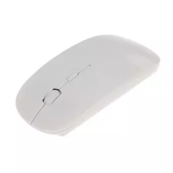 Мышь Luazon MB-1.0, беспроводная, оптическая, 1600 dpi, USB, белая