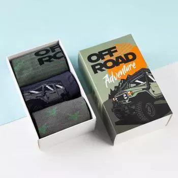 Носки детские KAFTAN Off road, 3 пары, размер 14-16
