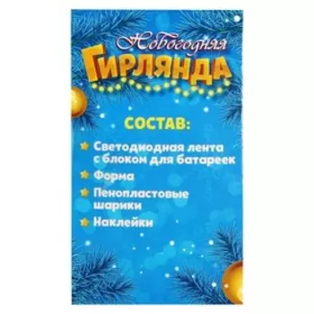 Набор для опытов «Новогодняя гирлянда», звезда, уценка