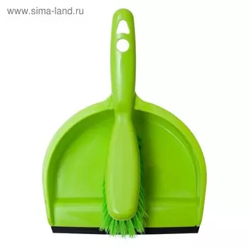 Набор для уборки, совок + метелка Soft Touch МИКС