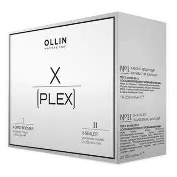 Набор для волос Ollin Professional X-Plex, 3 предмета: активатор связей 250 мл, усилитель связей 250х2 мл