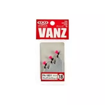 Набор мушек VANFOOK Parachute 1801, 3 шт., набор, черный, 03020