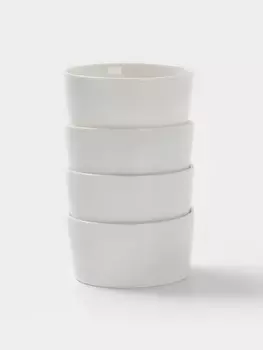 Соусники Magistro White Snow, набор 4 шт., 150 мл, фарфор, белые