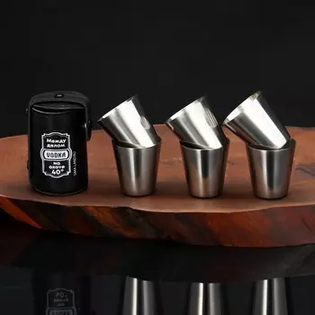 Подарочный набор стопок «VODKA», 6 шт х 30 мл