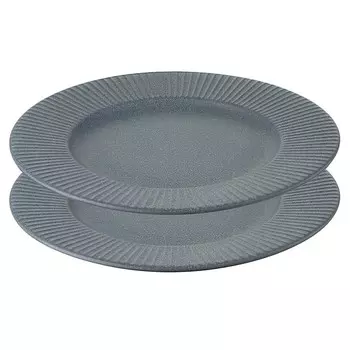 Набор тарелок Liberty Jones Soft Ripples, d=21 см, цвет серый