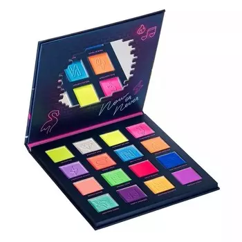 Набор теней для век NEON Demon, тон 4, 16 отт.