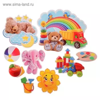 Набор украшений на скотче «Игрушки»