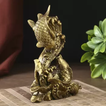 Нэцкэ бронза "Карпы"15 х 6,5 х 5 см