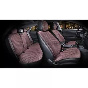 Накидки Palermo Plus, 3D, текстиль, коричневый